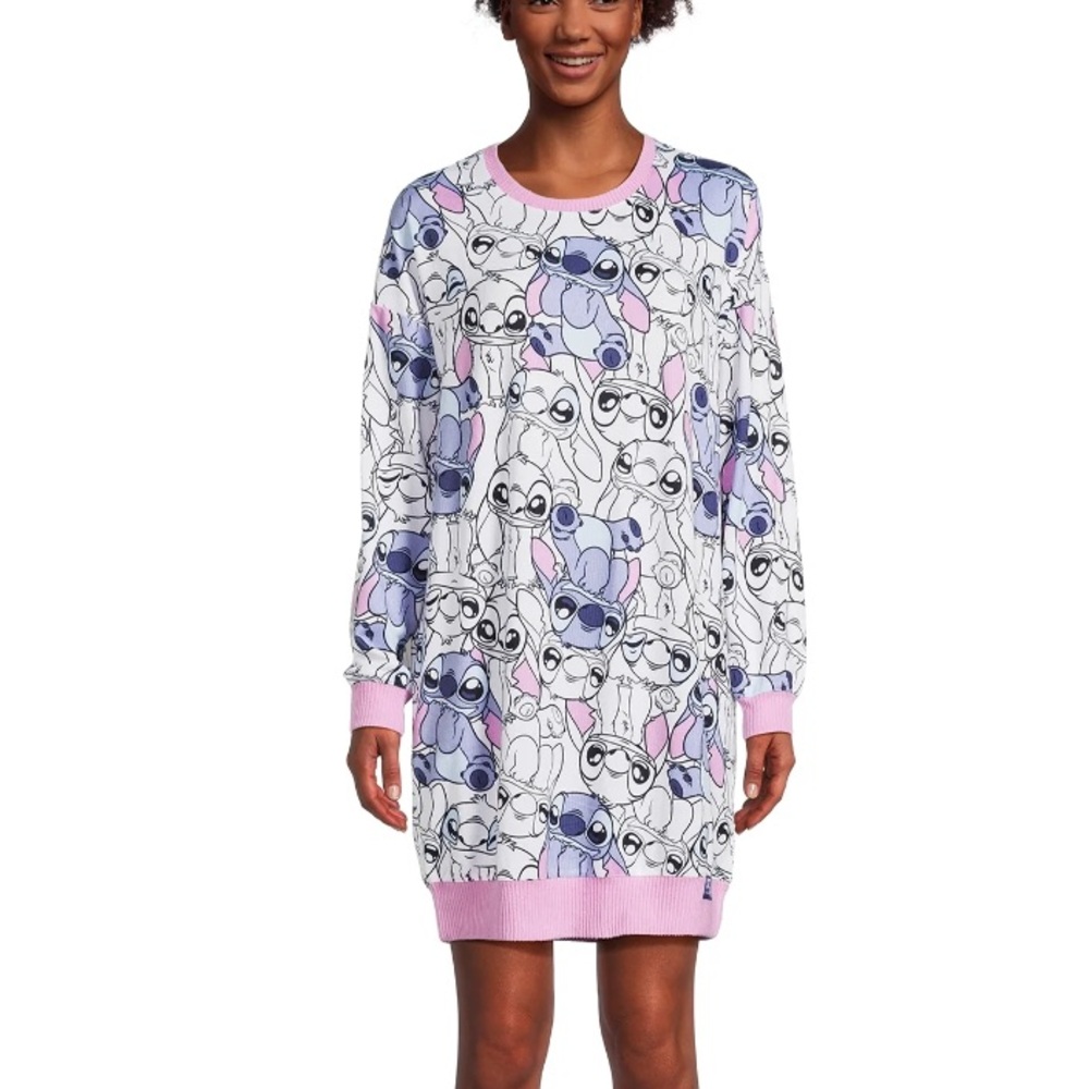 Disney Stitch Women’s Graphic Sleep Shirt - Size XS